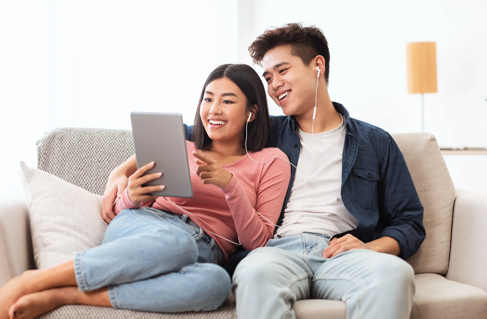 Couple on couch